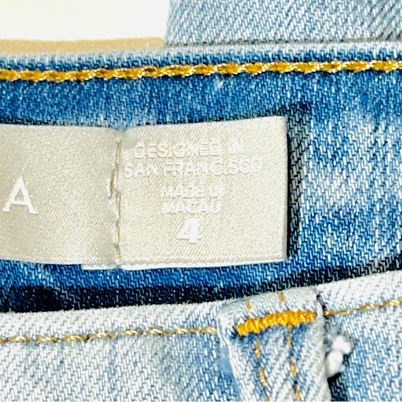 Athleta jeans Sculptek High Rise jeggings light wash stretchy women size 4 - Picture 4 of 13